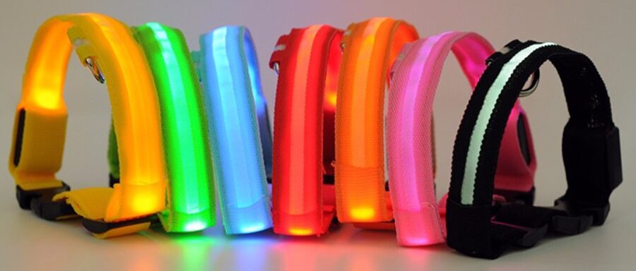 LED kaklasiksna (ar baterijam)